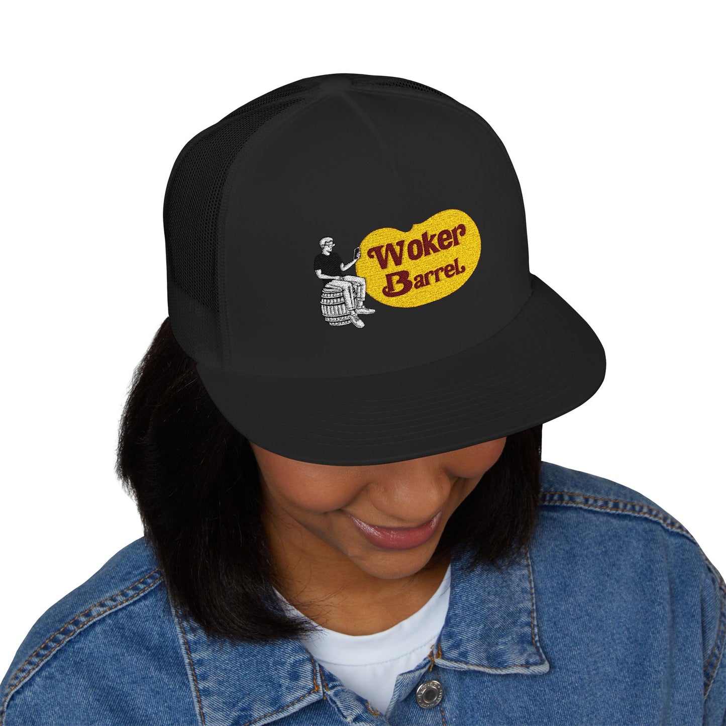 5 Panel Trucker Cap (Embroidery)