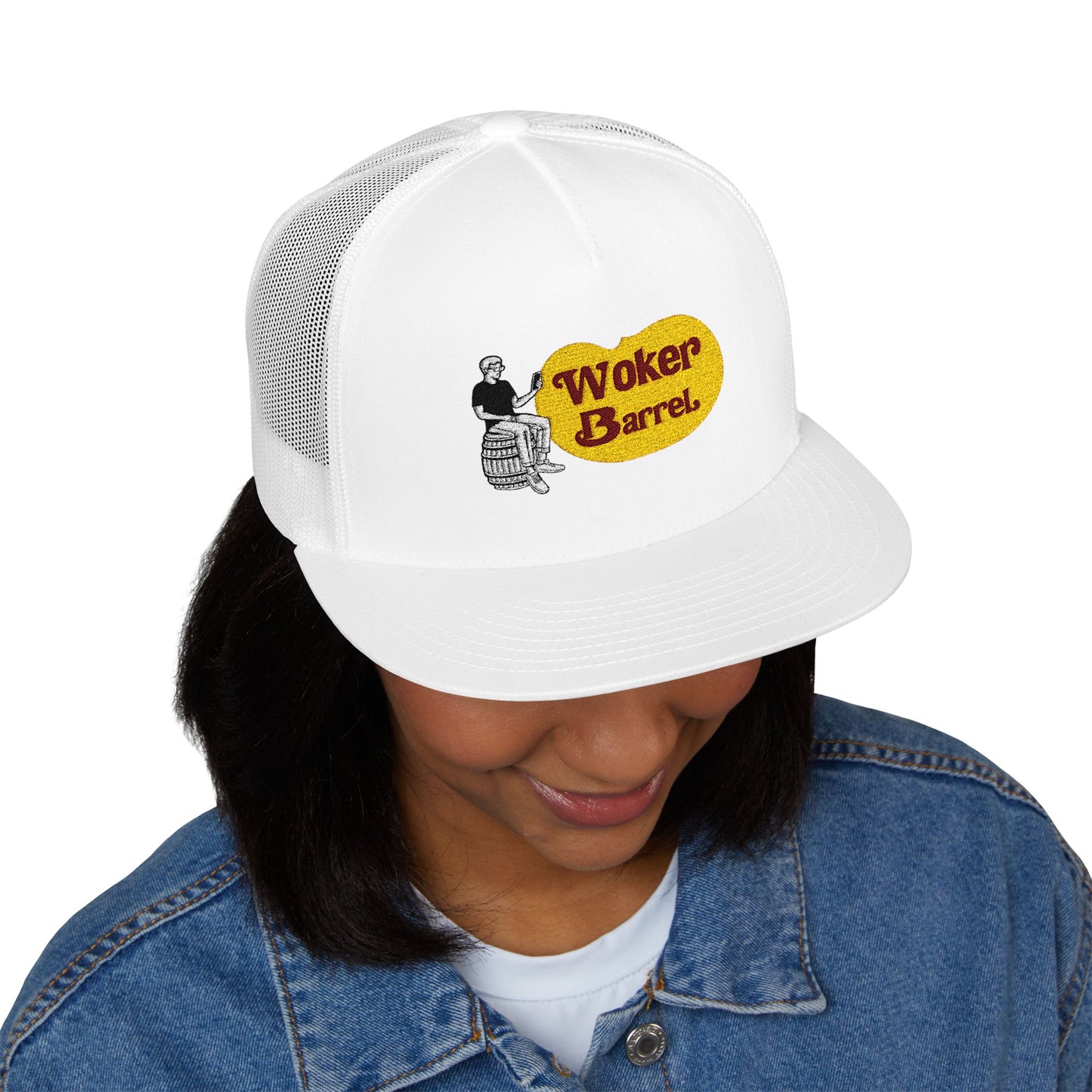 5 Panel Trucker Cap (Embroidery)
